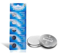 Lot de 5 piles bouton CR1632 Eunicell 3 V au lithium pour Airtags, porte-clés, appareils domestiques, fitness et accessoires médicaux