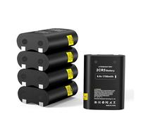 Lot de 5 piles photo au lithium 6 V 2CR5, remplace 2CR5, DL245, DL2CR5, DL345, DL345A, EL2CR5, EL2CR5BP, EOS 1V, KL2CR5, KL2CR5-1, PR2CR5, RL2CR5, RL2CR5-1 (pas de charge possible)