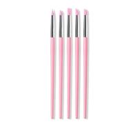 Lot de 5 pinceaux professionnels en silicone pour la pâtisserie et la modélisation - Parfaits pour les débutants et les professionnels