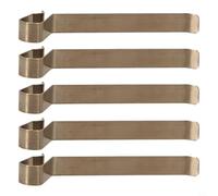 Lot de 5 plaques poussoirs à ressort compatibles avec les systèmes de chasse Geberit - Compatible avec les systèmes de chasse d'eau Geberit 127.000 130.000 140.300 813514001 - Plaque de rechange pour