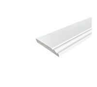 Lot de 5 Plinthes Style Prépeint MDF, L.2,44 m x l.10,8 cm x Ep.14 mm