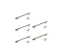 Lot de 5 poignées pour meubles Riad, L232mm, entraxe 192mm, Aluminium, Bronze