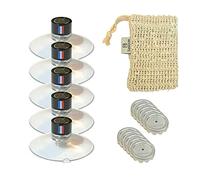 Lot de 5 Porte Savon Aimanté | Couleur Noir | avec Drapeau France | à Ventouse | sans Perçage | en Acier Inoxydable | se Fixent sur Toutes Les Surfaces | Idéal pour Salle de Bain, Cuisine