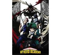 Lot de 5 posters Pyramid My Hero Academia Hero Killer Stain Multicolore 61x91 cm