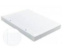 Lot de 5 pqts feuillets mobiles 17 x 22 seyes 200 pages blanc