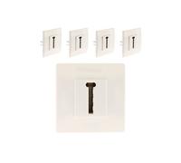 - Lot de 5 prises téléphone 8 plots Diwone