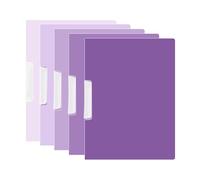 Lot de 5 protège-documents avec ouverture latérale, 50 feuilles, couverture de rapport, dossier de gestion
