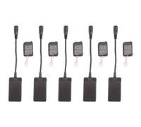 Lot de 5 récepteurs RC sans fil XLR 3 broches pour machine à fumée et brouillard, DJ et scène