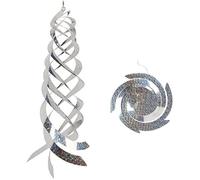 Lot de 5 Répulsif Anti Pigeon Spirale Effaroucheur Oiseaux Réfléchissant Répulsif Pigeon Suspendu pour Protéger Jardin