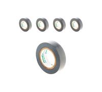 - Lot de 5 rouleaux adhésifs 15mmx10m - Gris