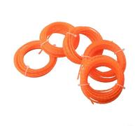 Lot de 5 rouleaux de fil en nylon orange de 0,2 cm pour débroussailleuse Ego - Lot de 5 rouleaux de 5 m pour désherbage de jardin
