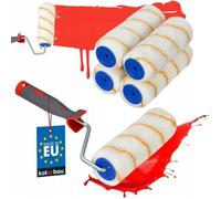 KOTARBAU® Lot de 5 rouleaux de peinture - Avec manche en caoutchouc - Pour travaux de peinture et de rénovation - 180 mm