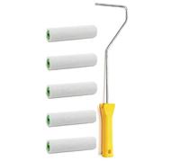 Lot de 5 rouleaux de rechange Magic Velours 10 cm + cintre de couleur