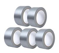 Lot de 5 rouleaux de ruban adhésif anti-vapeur de 50 mm x 30 m pour sous-toit, ruban adhésif imperméable pour barrière à la vapeur, bandes adhésives pour sous-tension, pour l'air durable - Collage