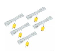 Lot de 5 sondes de température de type K de 2 m pour TM902C et autres appareils de mesure de température compatibles avec performance fiable