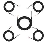 Lot de 5 sondes de température numériques ENOPYO de 5 m - Sonde de température étanche en acier inoxydable - Compatible avec capteur de température Shelly Addon Plus, Arduino, Raspberry Pi