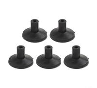 Lot de 5 stylos à ventouse manuels antistatiques avec ventouses de 3, 6, 10 mm pour outil de ramassage de puces IC et manipulation de petits composants électroniques, corps en caoutchouc (10 mm)