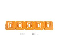 Lot de 5 supports de batterie compatibles avec Dewalt 20 V 60 V Max, station d'accueil murale pour DCB200 DCB201 DCB202 DCB203 DCB204 pour DCB205 DCB206 DCB208 DCB606 DCB609, organiseur de rangement