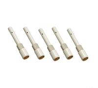 Lot de 5 supports de buse de soudage pour brûleur de soudage MIG, style européen, 200 A, 350 A, 500 A, support de tube de contact en métal avec protection de revêtement, accessoires pour appareils de