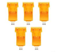 Lot de 5 supports de fixation 2 en 1 compatibles avec 20 V 18 V pour DCB180 pour DCB183 DCB203 DCB201 DCB200 DCB206 et 48-11-18, organiseur de rangement mural pour perceuse