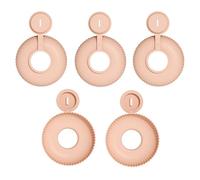 Lot de 5 supports pour palettes de glace réutilisables en silicone pour desserts fondus, pour et bébés, évite les déversements
