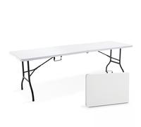 Lot de 5 tables pliantes 244cm - Oviala REKKEM