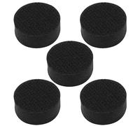 Lot de 5 tampons en éponge douce, 25 mm, sans trous, fermeture Velcro, tampon de ponçage en mousse souple, tampons d'interface en mousse souple, barres de ponçage, coussin en éponge, tampon de support