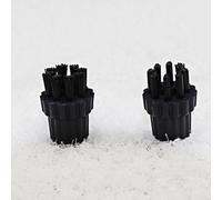 Lot de 5 têtes de brosse en nylon de rechange pour balai à vapeur, élimination efficace de la saleté pour poêles et surfaces dures, poils en plastique durables (lot de 5)