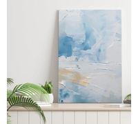 Lot de 5 toiles 24 x 30 cm, blanches, 100 % coton, pour peinture acrylique et à l'huile