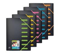 Trieur extensible Oxford for student A4 8positions polypro opaque assorti