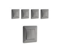 Zenitech - Lot de 5 va et vient doubles Artezo - titanium