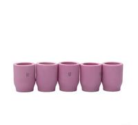 Lot de 5 verres à gaz en céramique 53N61S #8 Buse pour torche de soudage TIG WP-9/20/25/17/18/26 Compatible avec les modèles Riland Jasic Mitech Chiry UNT Krypton Longetivity