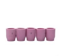 Lot de 5 verres à gaz en céramique #8 53N61S pour torche de soudage TIG WP-9/20/17/18/26 - Buse en alumine 25,5 mm consommables haute température