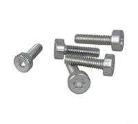 Lot de 5 vis M5 x 20 mm pour carter d'échappement TS410 TS420 en métal argenté M5 x 20 mm pour vis de carter moteur TS410 TS420 M5 x 20 mm pour fraises TS410 TS420 Lot de 5 vis M5 x 20 mm pour