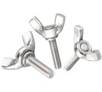 Lot de 5 vis papillon M3 x 30 mm en acier inoxydable 304, boulon à aile, fixation de machine, vis à main pour équipement électronique