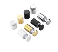 Lot de 5 vis publicitaires en acier inoxydable(Black,12x25mm)