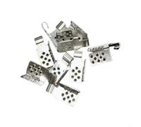 Lot de 50/100 clips de film chauffant argenté pour sol électrique | Alliage d'aluminium, haute conductivité, installation facile, 220 V, isolation sûre, pour systèmes de chauffage au sol
