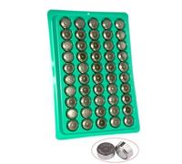 Lot de 50/100 piles bouton AG13 AG10 - Cadeau environnemental - Jouet LR44 - Électronique - 1,55 V - Zinc Manganèse - Batterie haute capacité