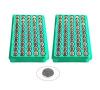 Lot de 50/100 piles bouton LR1130 AG10 pour lecteur MP3, calculatrice, horloge et pile zinc-manganèse 1,55 V