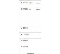Lot de 50 Bloc brasserie, 50 feuillets, Format 9,2 x 26 cm, 50/2 autocopiant G