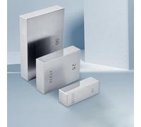 Lot de 50 blocs de jauge en acier avec dureté HRC64 pour étalonnage d'atelier d'usinage, kit de jauge d'épaisseur métrique pour métrologie dimensionnelle et outils d'inspection d'atelier