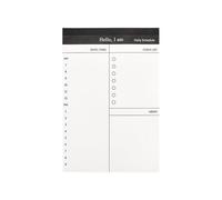 Lot de 50 blocs-notes professionnels déchirables pour planification quotidienne et tri des tâches prioritaires