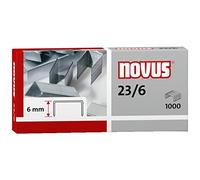Novus Agrafes 23/6 042-0039 VE1000 Zinguées acier galvanisé 1000 pièces