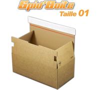 Lot de 50 boîte postale autocollante spid'boite 01 format 268x135x100 mm