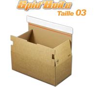 Lot de 50 boîte postale autocollante spid'boite 03 format 275x180x135 mm