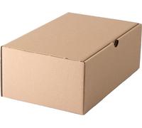 Lot de 50 boîtes postales brunes 350x220x130 mm