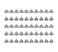 Lot de 50 buses de rechange en silice pour pommeau de douche - Couleur grise - Pour jet d'eau de 4 mm - Outil de réparation - Amélioration de la maison