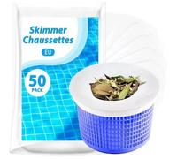 Lot de 50 Chaussette Skimmer Piscine Pour Les Paniers Skimmers Swimming Pool Skimmer Socks Chaussette Pour Filtre Skimmer Préfiltre