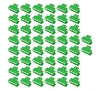 Lot de 50 clips de serre pour tiges de 11 mm, attaches en film plastique pour tunnels de jardin et cadres froids, pinces de protection pour plantes résistantes aux intempéries