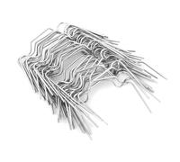 Lot de 50 clips de vitrage en acier inoxydable pour serre, type W - Pince épaisse pour vitrage de serre - Outil W - Boucle à ressort - Outil de fixation de serre